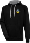 Main image for Mens Michigan Wolverines Black Antigua 2023 Big Ten Champions Victory Hooded Sweatshirt