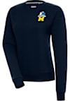 Main image for Womens Michigan Wolverines Blue Antigua 2023 Big Ten Champions Victory Crew Sweatshirt