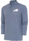 Main image for Antigua Buffalo Bills Mens Navy Blue Hunk Long Sleeve 1/4 Zip Pullover