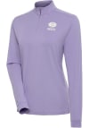 Main image for Antigua Green Bay Womens Purple Finish 1/4 Zip Pullover