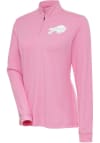 Main image for Antigua Buffalo Womens Red Mentor 1/4 Zip Pullover