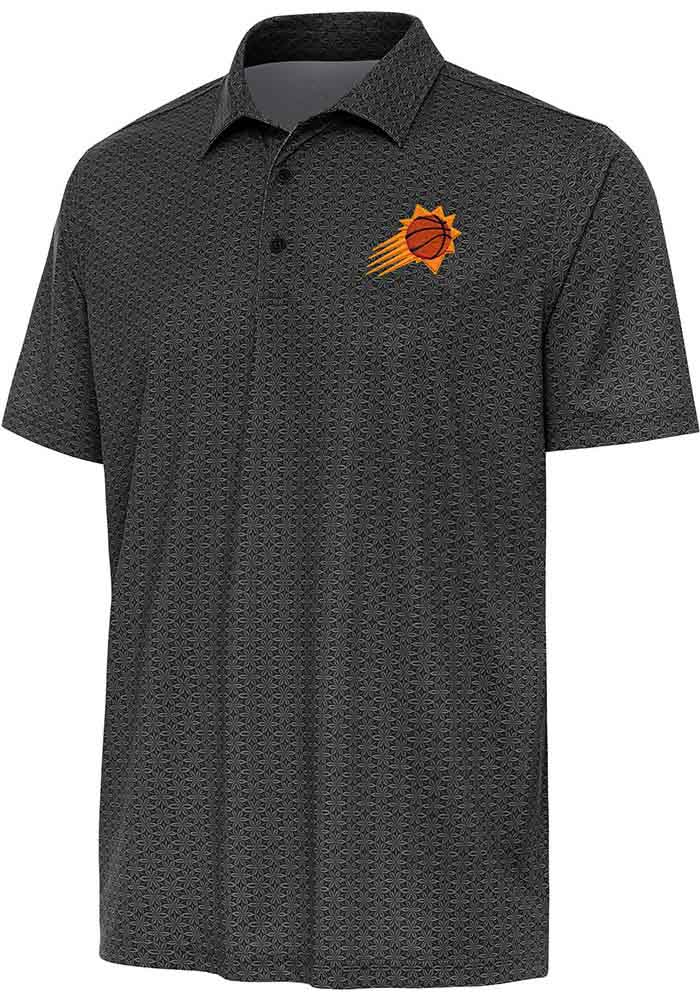 Antigua Phoenix Suns Relic Black Short Sleeve Polo