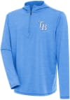 Main image for Antigua Tampa Bay Rays Mens Light Blue Tidy Long Sleeve 1/4 Zip Pullover
