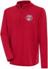 Main image for Antigua New York Red Bulls Mens Red Tidy Long Sleeve 1/4 Zip Pullover
