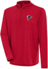 Main image for Antigua Atlanta Falcons Mens Red Tidy Long Sleeve 1/4 Zip Pullover