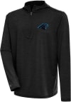 Main image for Antigua Carolina Panthers Mens Black Tidy Long Sleeve 1/4 Zip Pullover
