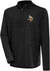 Main image for Antigua Minnesota Vikings Mens Black Tidy Long Sleeve 1/4 Zip Pullover