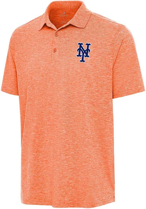 Antigua New York Mets Mens Par MANGOHEATHER Short Sleeve Polo