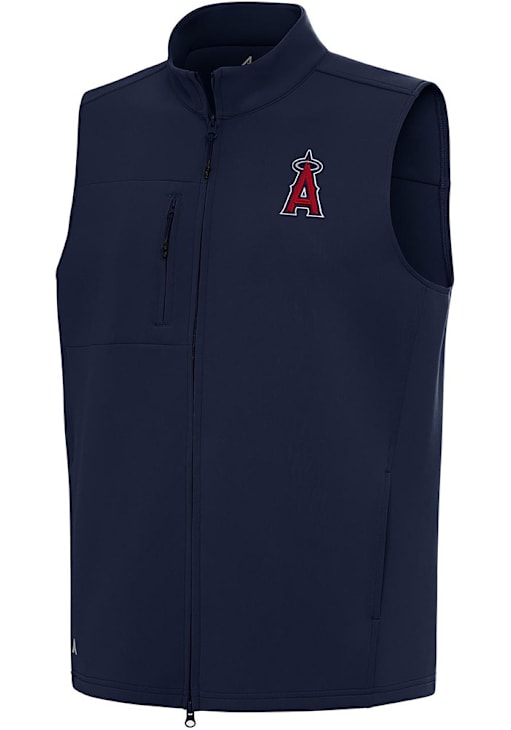 Antigua Los Angeles Angels Mens NAVY Demand Vest 133085316