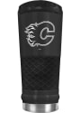 Calgary Flames Stealth 24oz Powder Coated Stainless Steel Tumbler - Black