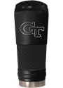 GA Tech Yellow Jackets Stealth 24oz Powder Coated Stainless Steel Tumbler - Black