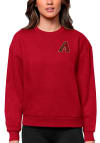 Main image for Antigua Arizona Diamondbacks Womens Red Victory Crew Sweatshirt