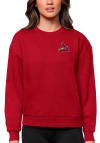 Main image for Antigua St Louis Cardinals Womens Red Victory Crew Sweatshirt