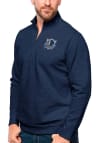 Main image for Antigua Dallas Mavericks Mens Navy Blue Gambit Long Sleeve 1/4 Zip Pullover