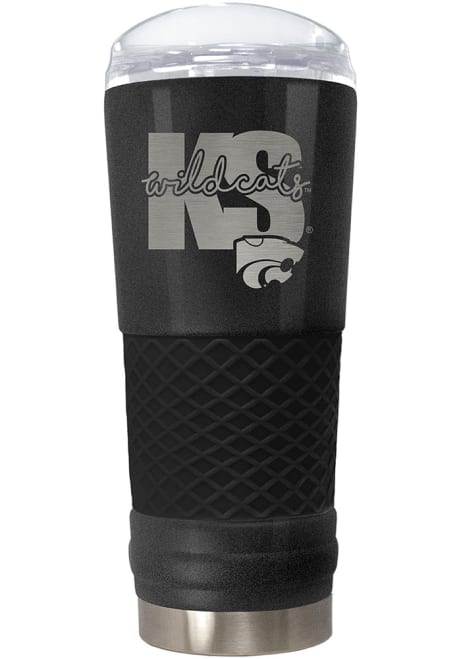 Black K-State Wildcats 24 oz Onyx Stainless Steel Tumbler