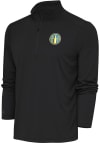 Main image for Antigua Chicago Sky Mens Charcoal Tribute Long Sleeve 1/4 Zip Pullover