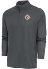 Main image for Antigua Connecticut Sun Mens Charcoal Epic Long Sleeve 1/4 Zip Pullover