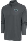 Main image for Antigua Dallas Wings Mens Charcoal Epic Long Sleeve 1/4 Zip Pullover