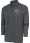 Main image for Antigua Indiana Fever Mens Charcoal Epic Long Sleeve 1/4 Zip Pullover