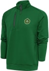 Main image for Antigua Seattle Storm Mens Green Generation Long Sleeve 1/4 Zip Pullover