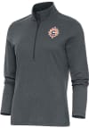 Main image for Antigua Sun Womens Charcoal Epic 1/4 Zip Pullover
