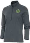 Main image for Antigua Seattle Womens Charcoal Epic 1/4 Zip Pullover