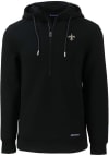 Main image for Cutter and Buck New Orleans Saints Mens Black Roam Long Sleeve Hoodie