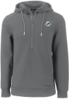 Main image for Cutter and Buck Miami Dolphins Mens Grey Roam Long Sleeve Hoodie