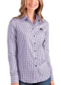 Western Carolina Womens Antigua Structure Dress Shirt - Purple