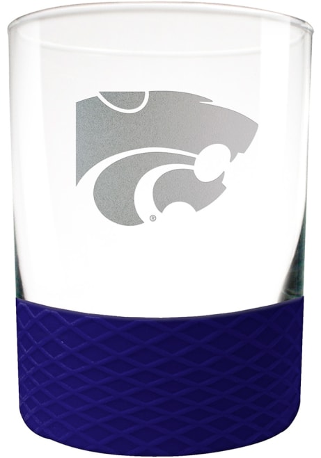 Purple K-State Wildcats 14oz Commissioner Rock Glass