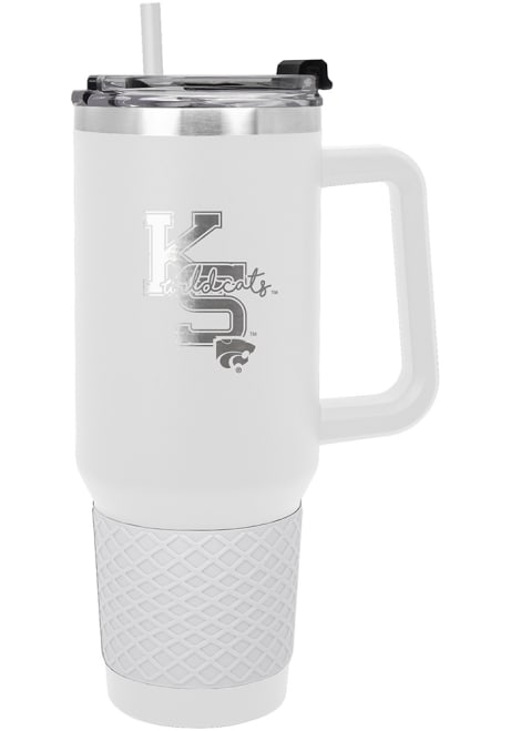 White K-State Wildcats 40oz Colossus Stainless Steel Tumbler