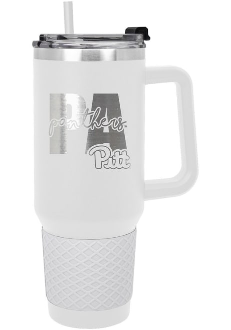 White Pitt Panthers 40oz Colossus Stainless Steel Tumbler