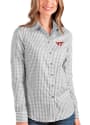 Virginia Tech Hokies Womens Antigua Structure Dress Shirt - Grey