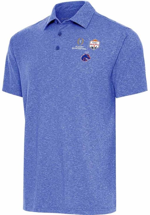 Boise State Broncos Antigua DARK ROYAL HEATHER 2024 CFP Quarterfinals