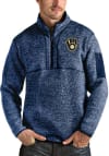 Main image for Antigua Milwaukee Brewers Mens Navy Blue Fortune Long Sleeve 1/4 Zip Pullover