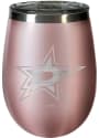 Dallas Stars 10oz Rose Stemless Wine Stainless Steel Tumbler - Pink