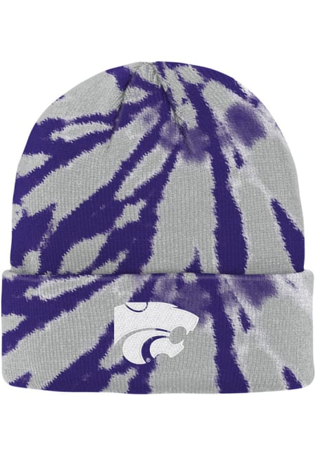 Tie Dye Cuff K-State Wildcats Youth Knit Hat