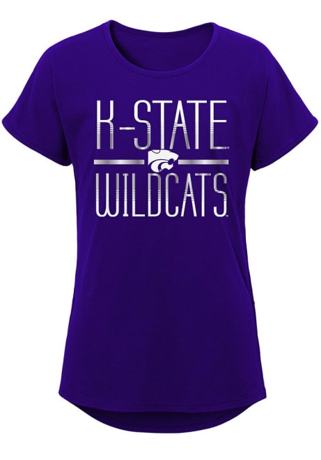 Girls  K-State Wildcats Glory Short Sleeve T-Shirt