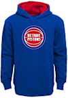 Main image for Detroit Pistons Youth Blue Prime Long Sleeve Hoodie