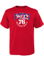 Philadelphia 76ers Youth Hot Shot T-Shirt - Red