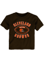 Cleveland Browns Toddler Little Kicker T-Shirt - Brown