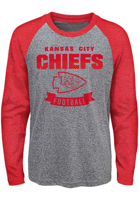 kc chiefs youth long sleeve shirt