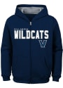 Villanova Wildcats Youth Stated Full Zip Jacket - Navy Blue