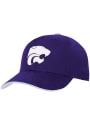 K-State Wildcats Youth Basic Structured Adjustable Hat - Purple