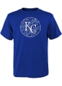 Kansas City Royals Youth Digi Ball T-Shirt - Blue