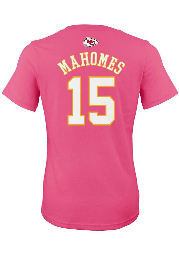 Pink kansas city chiefs hot sale jersey