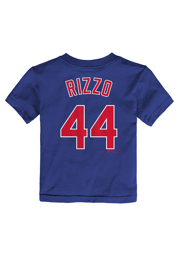 Anthony Rizzo Chicago Cubs Toddler Name and Number Short Sleeve Player T Shirt ROYAL