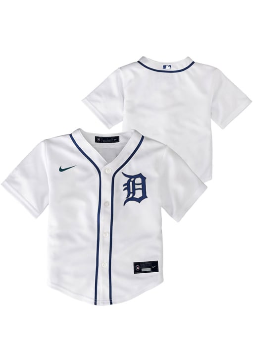 Nike Detroit Tigers Toddler White Home Jersey