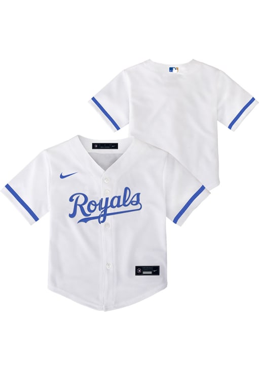 Nike Kansas City Royals Baby White Home Jersey Baseball Jersey