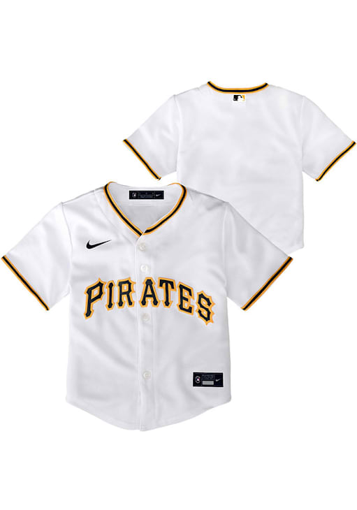 Pittsburgh Pirates Nike Baby White Home Baseball Jersey 133403622